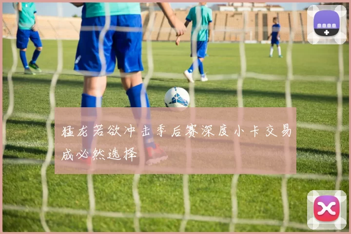 猛龙若欲冲击季后赛深度小卡交易成必然选择